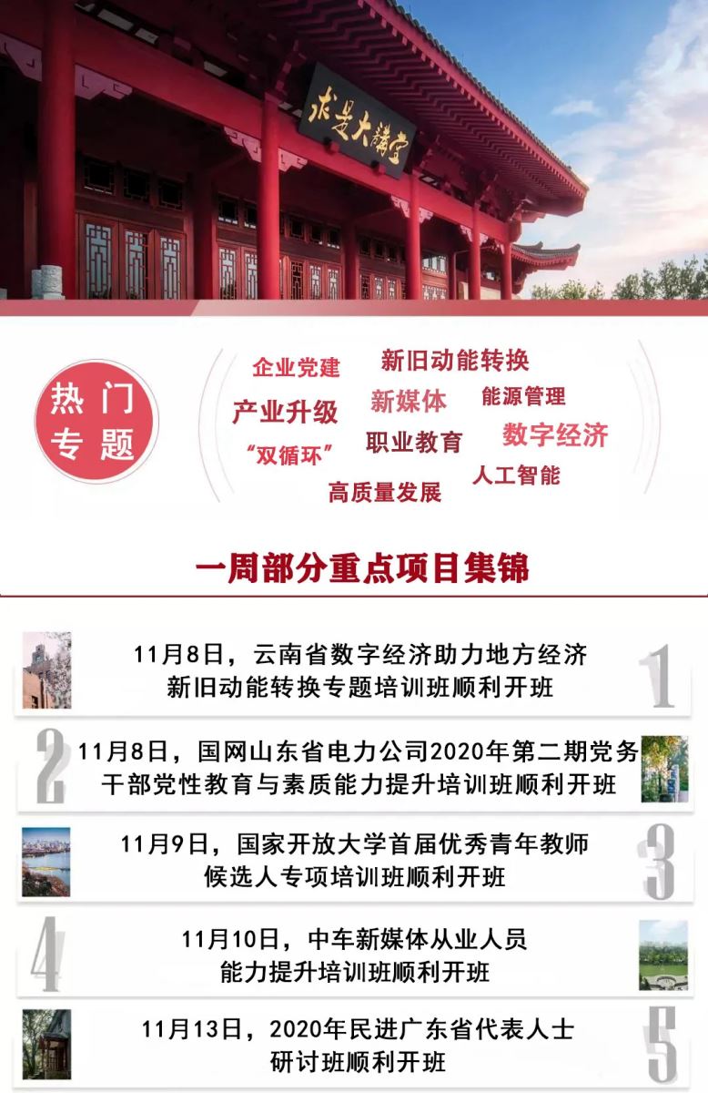 <div> 	<img alt=""  data-cke-saved-src="/images/微信图片_20200930162601(1).jpg" src="/images/微信图片_20200930162601(1).jpg" style="width: 100%; height: 100%;" /></div> <div> 	&nbsp;</div> <div> 	<section data-role="outer" label="Powered by 135editor.com"> 		<section class="_135editor" data-id="98494" data-tools="135编辑器"> 			<section style="margin:10px auto;"> 				<section style="border:2px solid #01458e;box-sizing: border-box;padding:6px;"> 					<section style="background-color: rgb(242, 245, 255); color: rgb(51, 51, 51); padding: 1em 5px; box-sizing: border-box;"> 						<section style="border-left: 6px solid rgb(1, 69, 142); border-right: 6px solid rgb(1, 69, 142); text-align: center; box-sizing: border-box;"> 							<section class="135brush" data-brushtype="text" style="font-size:28px;letter-spacing:2px;color: #3e4148;font-weight: bold;"> 								<div> 									<a  data-cke-saved-href="http://zdpx.zju.edu.cn/jrpx3_1_7749_520.html"><span href="http://zdpx.zju.edu.cn/jrpx3_1_7749_520.html"><span style="font-family:微软雅黑;"><span style="font-size:16px;">浙江大学金融创新与财富管理</span></span></a></div> 								<div> 									<a  data-cke-saved-href="http://zdpx.zju.edu.cn/jrpx3_1_7749_520.html"><span href="http://zdpx.zju.edu.cn/jrpx3_1_7749_520.html"><span style="font-family:微软雅黑;"><span style="font-size:16px;">高级研修班（27期）</span></span></a></div> 							</section> 						</section> 						<section class="assistant" data-width="100%" style="width: 100%; height: 1px; background-color: rgb(1, 69, 142); margin: 1em 0px; overflow: hidden;"> 							&nbsp;</section> 						<section class="135brush" data-autoskip="1" style="padding: 1em 1em 0px; text-align: justify; font-size: 14px; letter-spacing: 1.5px; line-height: 1.75em; box-sizing: border-box;"> 							<div style="text-align: center;"> 								<a  data-cke-saved-href="http://zdpx.zju.edu.cn/jrpx3_1_7749_520.html"><img href="http://zdpx.zju.edu.cn/jrpx3_1_7749_520.html"><img alt="浙江大学金融创新与财富管理高级研修班（27期）"  data-cke-saved-src="http://zdpx.zju.edu.cn/images/20200921142338_16832.png" src="http://zdpx.zju.edu.cn/images/20200921142338_16832.png" style="text-align: justify; height: 100%; width: 100%;" /></a></div> 							<div> 								&nbsp;</div> 							<div> 								<span style="font-family: 微软雅黑;">&nbsp; &nbsp;</span><span style="font-family:微软雅黑;"><span style="font-size:14px;">&nbsp; &nbsp;<span style="margin: 0px; padding: 0px; max-width: 100%; letter-spacing: 0.544px; caret-color: rgb(51, 51, 51); text-indent: 34px; box-sizing: border-box !important; overflow-wrap: break-word !important;">9月19日，浙江大学金融创新与财富管理高级研修班（27期）顺利开班。杭州美卓自动化技术有限公司董事长项美芝作为第25期老学员代表，向学弟学妹们分享了自己的学习感悟。该研修项目学制1年，在学习期间学院将围绕宏观经济与金融创新、投融资实务、互联网金融、财富管理等模块安排课堂教学，并组织海内外金融机构和知名企业考察之旅，为学员提供和金融机构高管、实战专家进行面对面交流与合作的机会，旨在培育一批具有全球化视野、丰富实战经验的高精尖金融管理通才和未来领导者。</span></span></span></div> 						</section> 					</section> 				</section> 			</section> 		</section> 		<section class="_135editor" data-role="paragraph"> 			<div> 				&nbsp;</div> 		</section> 	</section> </div> <div> 	<section data-role="outer" label="Powered by 135editor.com"> 		<section class="_135editor" data-id="98494" data-tools="135编辑器"> 			<section style="margin:10px auto;"> 				<section style="border:2px solid #01458e;box-sizing: border-box;padding:6px;"> 					<section style="background-color: rgb(242, 245, 255); color: rgb(51, 51, 51); padding: 1em 5px; box-sizing: border-box;"> 						<section style="border-left: 6px solid rgb(1, 69, 142); border-right: 6px solid rgb(1, 69, 142); text-align: center; box-sizing: border-box;"> 							<section class="135brush" data-brushtype="text" style="font-size:28px;letter-spacing:2px;color: #3e4148;font-weight: bold;"> 								<div> 									<a  data-cke-saved-href="http://zdpx.zju.edu.cn/news1_7720_300.html"><span href="http://zdpx.zju.edu.cn/news1_7720_300.html"><span style="font-family:微软雅黑;"><span style="font-size:16px;">能源高质量发展重大问题专题研讨班</span></span></a></div> 							</section> 						</section> 						<section class="assistant" data-width="100%" style="width: 100%; height: 1px; background-color: rgb(1, 69, 142); margin: 1em 0px; overflow: hidden;"> 							&nbsp;</section> 						<section class="135brush" data-autoskip="1" style="padding: 1em 1em 0px; text-align: justify; font-size: 14px; letter-spacing: 1.5px; line-height: 1.75em; box-sizing: border-box;"> 							<div> 								<a  data-cke-saved-href="http://zdpx.zju.edu.cn/news1_7720_300.html"><img href="http://zdpx.zju.edu.cn/news1_7720_300.html"><img alt="能源高质量发展重大问题专题研讨班"  data-cke-saved-src="http://zdpx.zju.edu.cn/images/20200920214506_14667.jpg" src="http://zdpx.zju.edu.cn/images/20200920214506_14667.jpg" style="height: 100%; width: 100%;" /></a></div> 							<div> 								&nbsp;</div> 							<div> 								<span style="font-family:微软雅黑;"><span style="font-size:14px;">&nbsp; &nbsp; &nbsp;&nbsp;9月20日，能源高质量发展重大问题专题研讨班顺利开班。国家能源局机关党委专职副书记、人事司副司长赵一农，浙江大学继续教育学院院长、党委副书记兼全国干部教育培训浙江大学基地副主任楼锡锦，浙江大学能源工程学院副院长黄群星出席开班式。本次研讨班特邀知名专家解读习近平新时代中国特色社会主义思想，并围绕能源安全、生态产品价值核算与实现等主题进行授课。学习期间，还将前往嘉兴南湖红色教育基地、安吉余村、浙江大学青山湖能源研究基地等地开展现场教学，旨在教育引导青年干部提升党性修养，增强生态文明意识，有效促进青年干部丰富专业知识、提升专业能力、锤炼专业作风、培育专业精神，不断提高适应新时代能源发展要求的能力。</span></span></div> 						</section> 					</section> 				</section> 			</section> 		</section> 		<section class="_135editor" data-role="paragraph"> 			<div> 				&nbsp;</div> 		</section> 	</section> </div> <div> 	<div> 		<section data-role="outer" label="Powered by 135editor.com"> 			<section class="_135editor" data-id="98494" data-tools="135编辑器"> 				<section style="margin:10px auto;"> 					<section style="border:2px solid #01458e;box-sizing: border-box;padding:6px;"> 						<section style="background-color: rgb(242, 245, 255); color: rgb(51, 51, 51); padding: 1em 5px; box-sizing: border-box;"> 							<section style="border-left: 6px solid rgb(1, 69, 142); border-right: 6px solid rgb(1, 69, 142); text-align: center; box-sizing: border-box;"> 								<section class="135brush" data-brushtype="text" style="font-size:28px;letter-spacing:2px;color: #3e4148;font-weight: bold;"> 									<div> 										<a  data-cke-saved-href="http://zdpx.zju.edu.cn/zfpx3_1_7756_421.html"><span href="http://zdpx.zju.edu.cn/zfpx3_1_7756_421.html"><span style="font-family:微软雅黑;"><span style="font-size:16px;">广东省公办本科高校党组织</span></span></a></div> 									<div> 										<a  data-cke-saved-href="http://zdpx.zju.edu.cn/zfpx3_1_7756_421.html"><span href="http://zdpx.zju.edu.cn/zfpx3_1_7756_421.html"><span style="font-family:微软雅黑;"><span style="font-size:16px;">负责人在线示范培训班</span></span></a></div> 								</section> 							</section> 							<section class="assistant" data-width="100%" style="width: 100%; height: 1px; background-color: rgb(1, 69, 142); margin: 1em 0px; overflow: hidden;"> 								&nbsp;</section> 							<section class="135brush" data-autoskip="1" style="padding: 1em 1em 0px; text-align: justify; font-size: 14px; letter-spacing: 1.5px; line-height: 1.75em; box-sizing: border-box;"> 								<div> 									<a  data-cke-saved-href="http://zdpx.zju.edu.cn/zfpx3_1_7756_421.html"><img href="http://zdpx.zju.edu.cn/zfpx3_1_7756_421.html"><img alt="广东省公办本科高校党组织负责人在线示范培训班"  data-cke-saved-src="http://zdpx.zju.edu.cn/images/20200923084225_68189.jpg" src="http://zdpx.zju.edu.cn/images/20200923084225_68189.jpg" style="height: 100%; width: 100%;" /></a></div> 								<div> 									&nbsp;</div> 								<div> 									<span style="font-family:微软雅黑;"><span style="font-size:14px;">&nbsp; &nbsp; &nbsp;&nbsp;9月21日，广东省公办本科高校党组织负责人在线示范培训班顺利开班。广东省委教育工委组织处处长廖荣辉、浙江大学继续教育学院副院长王正栋出席开班式。本次培训分阶段进行，第一阶段为直播课程学习，主要课程有&ldquo;《习近平谈治国理政》第三卷导读&rdquo;&ldquo;学科带头人培养与创新团队建设&rdquo;等；第二阶段为录播课程学习，主要课程有&ldquo;打造中国高质量经济升级版&mdash;&mdash;当前中国经济运行环境，趋势和发展对策分析&rdquo;&ldquo;全面贯彻党的教育方针，扎实做好高校党建工作&rdquo;等。在完成两个阶段的学习之后，学员们还将开展线上研讨，提炼学习成果，提升培训实效。</span></span></div> 							</section> 						</section> 					</section> 				</section> 			</section> 			<section class="_135editor" data-role="paragraph"> 				<div> 					&nbsp;</div> 			</section> 		</section> 	</div> 	<div> 		<div> 			<section data-role="outer" label="Powered by 135editor.com"> 				<section class="_135editor" data-id="98494" data-tools="135编辑器"> 					<section style="margin:10px auto;"> 						<section style="border:2px solid #01458e;box-sizing: border-box;padding:6px;"> 							<section style="background-color: rgb(242, 245, 255); color: rgb(51, 51, 51); padding: 1em 5px; box-sizing: border-box;"> 								<section style="border-left: 6px solid rgb(1, 69, 142); border-right: 6px solid rgb(1, 69, 142); text-align: center; box-sizing: border-box;"> 									<section class="135brush" data-brushtype="text" style="font-size:28px;letter-spacing:2px;color: #3e4148;font-weight: bold;"> 										<div> 											<a  data-cke-saved-href="http://zdpx.zju.edu.cn/zfpx3_1_7763_426.html"><span href="http://zdpx.zju.edu.cn/zfpx3_1_7763_426.html"><span style="font-family:微软雅黑;"><span style="font-size:16px;">河北雄安新区人社干部</span></span></a></div> 										<div> 											<a  data-cke-saved-href="http://zdpx.zju.edu.cn/zfpx3_1_7763_426.html"><span href="http://zdpx.zju.edu.cn/zfpx3_1_7763_426.html"><span style="font-family:微软雅黑;"><span style="font-size:16px;">综合能力提升培训班</span></span></a></div> 									</section> 								</section> 								<section class="assistant" data-width="100%" style="width: 100%; height: 1px; background-color: rgb(1, 69, 142); margin: 1em 0px; overflow: hidden;"> 									&nbsp;</section> 								<section class="135brush" data-autoskip="1" style="padding: 1em 1em 0px; text-align: justify; font-size: 14px; letter-spacing: 1.5px; line-height: 1.75em; box-sizing: border-box;"> 									<div> 										<a  data-cke-saved-href="http://zdpx.zju.edu.cn/zfpx3_1_7763_426.html"><img href="http://zdpx.zju.edu.cn/zfpx3_1_7763_426.html"><img alt="河北雄安新区人社干部综合能力提升培训班"  data-cke-saved-src="/images/640 src="/images/640 (2)_webp.jpg" style="width: 100%; height: 100%;" /></a></div> 									<div> 										&nbsp;</div> 									<div> 										<span style="font-size:14px;"><span style="font-family:微软雅黑;">&nbsp; &nbsp; &nbsp;&nbsp;9月21日，河北雄安新区人社干部综合能力提升培训班顺利开班。雄安新区管理委员会公共服务局副局长曹培锋，浙江大学继续教育学院院长、党委副书记兼全国干部教育培训浙江大学基地副主任楼锡锦出席开班式。本次培训主要开设&ldquo;防疫常态背景下产业转型升级与战略性新兴产业培育策略&rdquo;&ldquo;数字经济时代：创新驱动的产业演进与转型升级的区域探索&rdquo;&ldquo;互联网+创新创业&rdquo;等课程，并安排学员前往嘉兴南湖红色教育基地、杭州人力资源服务产业园等地进行现场教学，旨在提升学员的综合能力，进一步推动新区群众就业创业之路，共建共享新区发展。</span></span></div> 								</section> 							</section> 						</section> 					</section> 				</section> 				<section class="_135editor" data-role="paragraph"> 					<div> 						&nbsp;</div> 				</section> 			</section> 		</div> 		<div> 			<div> 				<section data-role="outer" label="Powered by 135editor.com"> 					<section class="_135editor" data-id="98494" data-tools="135编辑器"> 						<section style="margin:10px auto;"> 							<section style="border:2px solid #01458e;box-sizing: border-box;padding:6px;"> 								<section style="background-color: rgb(242, 245, 255); color: rgb(51, 51, 51); padding: 1em 5px; box-sizing: border-box;"> 									<section style="border-left: 6px solid rgb(1, 69, 142); border-right: 6px solid rgb(1, 69, 142); text-align: center; box-sizing: border-box;"> 										<section class="135brush" data-brushtype="text" style="font-size:28px;letter-spacing:2px;color: #3e4148;font-weight: bold;"> 											<div> 												<span style="font-family:微软雅黑;"><span style="font-size:16px;">国培计划（2020）&mdash;中西部项目市州级</span></span></div> 											<div> 												<span style="font-family:微软雅黑;"><span style="font-size:16px;">教师发展中心骨干团队研修项目（一期）</span></span></div> 										</section> 									</section> 									<section class="assistant" data-width="100%" style="width: 100%; height: 1px; background-color: rgb(1, 69, 142); margin: 1em 0px; overflow: hidden;"> 										&nbsp;</section> 									<section class="135brush" data-autoskip="1" style="padding: 1em 1em 0px; text-align: justify; font-size: 14px; letter-spacing: 1.5px; line-height: 1.75em; box-sizing: border-box;"> 										<div> 											<a  data-cke-saved-href="http://zdpx.zju.edu.cn/news1_7626_300.html"><img href="http://zdpx.zju.edu.cn/news1_7626_300.html"><img alt="国培计划（2020）—中西部项目市州级教师发展中心骨干团队研修项目（一期）"  data-cke-saved-src="/images/640 src="/images/640 (2)_webp (1).jpg" style="height: 100%; width: 100%;" /></a></div> 										<div> 											&nbsp;</div> 										<div> 											<span style="font-family:微软雅黑;"><span style="font-size:14px;">&nbsp; &nbsp;&nbsp;&nbsp;&nbsp;9月21日，国培计划（2020）&mdash;中西部项目市州级教师发展中心骨干团队研修项目（一期）顺利开班。黔西南州教育局办公室主任杨俊碧出席开班式。本次培训为学员量身定制了&ldquo;&lsquo;十四五&rsquo;期间基础教育教学研究改革的重点&rdquo;&ldquo;基于互联网的工作坊教师联合研修的模式和策略&rdquo;&ldquo;基于策划的校本研修的策略与实施&rdquo;等课程，并安排前往杭州市丁兰实验中学、浙江大学校史馆、科技馆等地进行现场教学。培训期间，学员们还将结合工作实际与课程所学，共同探讨促进贵州省中小学幼儿园教师专业发展的策略与方法。</span></span></div> 									</section> 								</section> 							</section> 						</section> 					</section> 					<section class="_135editor" data-role="paragraph"> 						<div> 							&nbsp;</div> 					</section> 				</section> 			</div> 			<div> 				<div> 					<section data-role="outer" label="Powered by 135editor.com"> 						<section class="_135editor" data-id="98494" data-tools="135编辑器"> 							<section style="margin:10px auto;"> 								<section style="border:2px solid #01458e;box-sizing: border-box;padding:6px;"> 									<section style="background-color: rgb(242, 245, 255); color: rgb(51, 51, 51); padding: 1em 5px; box-sizing: border-box;"> 										<section style="border-left: 6px solid rgb(1, 69, 142); border-right: 6px solid rgb(1, 69, 142); text-align: center; box-sizing: border-box;"> 											<section class="135brush" data-brushtype="text" style="font-size:28px;letter-spacing:2px;color: #3e4148;font-weight: bold;"> 												<div> 													<span style="font-family:微软雅黑;"><span style="font-size:16px;">云南省加强经济运行调节</span></span></div> 												<div> 													<span style="font-family:微软雅黑;"><span style="font-size:16px;">推动高质量发展专题培训班</span></span></div> 											</section> 										</section> 										<section class="assistant" data-width="100%" style="width: 100%; height: 1px; background-color: rgb(1, 69, 142); margin: 1em 0px; overflow: hidden;"> 											&nbsp;</section> 										<section class="135brush" data-autoskip="1" style="padding: 1em 1em 0px; text-align: justify; font-size: 14px; letter-spacing: 1.5px; line-height: 1.75em; box-sizing: border-box;"> 											<div> 												<img alt="云南省加强经济运行调节推动高质量发展专题培训班"  data-cke-saved-src="/images/640 src="/images/640 (2)_webp (2).jpg" style="width: 100%; height: 100%;" /></div> 											<div> 												&nbsp;</div> 											<div> 												<span style="font-family:微软雅黑;"><span style="font-size:14px;">&nbsp; &nbsp; &nbsp;&nbsp;9月21日，云南省加强经济运行调节推动高质量发展专题培训班顺利开班。云南省发展和改革委员会机关党委（人事处）副处长祝越，浙江大学继续教育学院党委书记、副院长兼全国干部教育培训浙江大学基地常务副主任童晓明出席开班式。本次培训紧紧围绕高质量发展主题，有针对性地开设了&ldquo;创新经济运行调节工作机制和思路&rdquo;&ldquo;高质量发展评价指标体系建设&rdquo;等课程，并安排前往云栖小镇、浙江中控技术股份有限公司等地进行现场教学。通过课堂学习和现场教学相结合的授课模式，提升参训学员的专业能力，使其为促进云南省经济高质量发展作出更大贡献。</span></span></div> 										</section> 									</section> 								</section> 							</section> 						</section> 					</section> 				</div> 			</div> 		</div> 	</div> </div> <div> 	&nbsp;</div> <div> 	<section data-role="outer" label="Powered by 135editor.com"> 		<section class="_135editor" data-id="98494" data-tools="135编辑器"> 			<section style="margin:10px auto;"> 				<section style="border:2px solid #01458e;box-sizing: border-box;padding:6px;"> 					<section style="background-color: rgb(242, 245, 255); color: rgb(51, 51, 51); padding: 1em 5px; box-sizing: border-box;"> 						<section style="border-left: 6px solid rgb(1, 69, 142); border-right: 6px solid rgb(1, 69, 142); text-align: center; box-sizing: border-box;"> 							<section class="135brush" data-brushtype="text" style="font-size:28px;letter-spacing:2px;color: #3e4148;font-weight: bold;"> 								<div> 									<span style="font-family:微软雅黑;"><span style="font-size:16px;">陕西燃气集团人力资源管理培训班</span></span></div> 							</section> 						</section> 						<section class="assistant" data-width="100%" style="width: 100%; height: 1px; background-color: rgb(1, 69, 142); margin: 1em 0px; overflow: hidden;"> 							&nbsp;</section> 						<section class="135brush" data-autoskip="1" style="padding: 1em 1em 0px; text-align: justify; font-size: 14px; letter-spacing: 1.5px; line-height: 1.75em; box-sizing: border-box;"> 							<div style="text-align: center;"> 								<a  data-cke-saved-href="http://zdpx.zju.edu.cn/news1_7655_300.html"><img href="http://zdpx.zju.edu.cn/news1_7655_300.html"><img alt="陕西燃气集团人力资源管理培训班"  data-cke-saved-src="/images/640 src="/images/640 (2)_webp (3).jpg" style="height: 100%; width: 100%;" /></a></div> 							<div> 								&nbsp;</div> 							<div> 								<span style="font-family:微软雅黑;"><span style="font-size:14px;">&nbsp; &nbsp;&nbsp; &nbsp;9月25日，陕西燃气集团人力资源管理培训班顺利开班。陕西燃气集团有限公司副总经理邓军孝、浙江大学继续教育学院副院长王正栋出席开班式。在培训前期，学院与陕西燃气集团就课程安排、师资邀请等进行了多次沟通，根据能源型企业的特色，有针对性地设计了&ldquo;人力资源管理未来趋势和人力资源服务市场概况&rdquo;&ldquo;中国人力资源突破与国有企业人力资源开放&rdquo;等课程，并安排前往新华三集团、浙商博物馆等地进行现场教学，旨在拓宽参训学员的人才选用视野，提升对人才的管理能力，构建人力工作的新思维与新模式。</span></span></div> 						</section> 					</section> 				</section> 			</section> 		</section> 		<section class="_135editor" data-role="paragraph"> 			<div> 				&nbsp;</div> 		</section> 	</section> </div> <section class="_135editor" data-id="93671" data-tools="135编辑器"> 	<section style="padding: 10px;text-align: center;"> 		<section style="display: inline-block;padding:0px 0px 6px 0px;border-bottom: 1px dashed #333;box-sizing: border-box;"> 			<section class="135brush" data-brushtype="text" style="padding: 5px 1em; color:#333;font-size:16px;letter-spacing:1px;background:#01458e;"> 				<div> 					<span style="font-family:微软雅黑;"><span style="font-size:16px;"><strong><span style="color: #ffffff;">延伸阅读</span></strong></span></span></div> 			</section> 		</section> 	</section> </section> <section class="_135editor" data-id="86161" data-tools="135编辑器"> 	<section style="margin-top: 0.5em; margin-bottom: 0.5em; position: static;"> 		<section style="border-width: 8px 1px 1px; border-style: solid; border-color: #01458e #cccccc #cccccc; box-shadow: #cccccc 0px 0px 8px;"> 			<section style="font-size: 24px; padding: 5px 10px;"> 				<div> 					<span style="font-family:微软雅黑;"><span style="font-size:14px;"><a  data-cke-saved-href="http://zdpx.zju.edu.cn/news_xc_6981_800.html" href="http://zdpx.zju.edu.cn/news_xc_6981_800.html" style="text-decoration-line: none; font-family: 微软雅黑; font-size: 14px;">习近平总书记在浙江考察行程&mdash;&mdash;浙江大学干部培训现场教学点最全梳理</a></span></span></div> 				<div> 					<span style="font-family:微软雅黑;"><span style="font-size:14px;"><a  data-cke-saved-href="http://zdpx.zju.edu.cn/news1_7406_307.html" href="http://zdpx.zju.edu.cn/news1_7406_307.html" style="font-family: 微软雅黑; font-size: 14px;">全国的党政领导干部为什么选择来浙江大学培训？</a></span></span></div> 				<div> 					<hr /> 					<div> 						<div> 							<strong style="font-family: 微软雅黑; font-size: 14px;">推荐阅读：</strong></div> 						<div> 							<span style="font-family:微软雅黑;"><span style="font-size:14px;"><a  data-cke-saved-href="http://zdpx.zju.edu.cn/zfpx3.html" href="http://zdpx.zju.edu.cn/zfpx3.html" style="font-size: 14px; font-family: 微软雅黑;">点击了解&nbsp; 学院 &middot; 最新开班情况&nbsp;</a></span></span></div> 						<div> 							<span style="font-family:微软雅黑;"><span style="font-size:14px;"><a  data-cke-saved-href="http://zdpx.zju.edu.cn/news1_7360_309.html">点击了解&nbsp; href="http://zdpx.zju.edu.cn/news1_7360_309.html">点击了解&nbsp; 学院 &middot; 线上培训班相关案例&nbsp;</a></span></span></div> 						<div> 							<span style="font-family:微软雅黑;"><span style="font-size:14px;"><a  data-cke-saved-href="http://zdpx.zju.edu.cn/scezju.html" href="http://zdpx.zju.edu.cn/scezju.html" style="font-family: 微软雅黑; font-size: 14px;">点击了解&nbsp; 学院 &middot;&nbsp;</a><a  data-cke-saved-href="http://zdpx.zju.edu.cn/gxjd.html">简介</a></span></span></div> href="http://zdpx.zju.edu.cn/gxjd.html">简介</a></span></span></div> 						<div> 							<span style="font-family:微软雅黑;"><span style="font-size:14px;"><a  data-cke-saved-href="http://zdpx.zju.edu.cn/scezju_42.html" href="http://zdpx.zju.edu.cn/scezju_42.html" style="font-family: 微软雅黑; font-size: 14px;">点击了解&nbsp; 学院 &middot; 办学优势</a></span></span></div> 						<div> 							<span style="font-family:微软雅黑;"><span style="font-size:14px;"><a  data-cke-saved-href="http://zdpx.zju.edu.cn/scezju.html" href="http://zdpx.zju.edu.cn/scezju.html" style="font-family: 微软雅黑; font-size: 14px;">点击了解&nbsp; 学院 &middot; 办学特色</a></span></span></div> 						<div> 							<span style="font-family:微软雅黑;"><span style="font-size:14px;"><a  data-cke-saved-href="http://zdpx.zju.edu.cn/scezju.html" href="http://zdpx.zju.edu.cn/scezju.html" style="font-family: 微软雅黑; font-size: 14px;">点击了解&nbsp; 学院 &middot;</a><a  data-cke-saved-href="http://zdpx.zju.edu.cn/zdcampus_13.html">&nbsp;后勤保障</a></span></span></div> href="http://zdpx.zju.edu.cn/zdcampus_13.html">&nbsp;后勤保障</a></span></span></div> 						<div> 							<span style="font-family:微软雅黑;"><span style="font-size:14px;"><a  data-cke-saved-href="http://zdpx.zju.edu.cn/scezju.html" href="http://zdpx.zju.edu.cn/scezju.html" style="font-family: 微软雅黑; font-size: 14px;">点击了解&nbsp; 学院 &middot;</a><a  data-cke-saved-href="http://zdpx.zju.edu.cn/zdcampus_13.html" href="http://zdpx.zju.edu.cn/zdcampus_13.html" style="font-family: 微软雅黑; font-size: 14px;">&nbsp;</a><a  data-cke-saved-href="http://zdpx.zju.edu.cn/zdcampus_12.html">办学设施</a></span></span></div> href="http://zdpx.zju.edu.cn/zdcampus_12.html">办学设施</a></span></span></div> 						<div> 							<span style="font-family:微软雅黑;"><span style="font-size:14px;"><a  data-cke-saved-href="http://zdpx.zju.edu.cn/xyly5.aspx">点击了解&nbsp;&nbsp;学员心得</a></span></span></div> href="http://zdpx.zju.edu.cn/xyly5.aspx">点击了解&nbsp;&nbsp;学员心得</a></span></span></div> 						<div> 							<hr /> 							<div style="color: rgb(51, 51, 51); font-family: 宋体; font-size: 14px;"> 								<span style="font-size:14px;"><strong><span style="font-family: 微软雅黑;">外部培训机构以浙江大学名义进行招生宣传均未经许可，请通过正规渠道报名学习</span></strong></span></div> 							<div style="color: rgb(51, 51, 51); font-family: 宋体; font-size: 14px;"> 								<span style="font-size:14px;"><span style="color: rgb(0, 0, 0);"><span style="font-family: 微软雅黑;">报名电话：0571-86971085、88273072</span></span></span></div> 							<div style="color: rgb(51, 51, 51); font-family: 宋体; font-size: 14px;"> 								<span style="font-size:14px;"><span style="font-family: 微软雅黑;">报名网站：</span><a  data-cke-saved-href="http://zdpx.zju.edu.cn"><strong><span href="http://zdpx.zju.edu.cn"><strong><span style="font-family:微软雅黑;">http://zdpx.zju.edu.cn</span></strong></a></span></div> 							<div style="color: rgb(51, 51, 51); font-family: 宋体; text-align: right; font-size: 14px;"> 								<div style="text-align: left;"> 									<strong style="font-size: 12px;"><span style="font-family: 微软雅黑;"><span style="font-size: 14px;">✉&nbsp;通讯地址</span></span></strong></div> 								<div> 									<div style="font-size: 16px; text-align: left;"> 										<span style="font-family: 微软雅黑;"><span style="font-size: 14px;">杭州市江干区凯旋路268号&nbsp;</span></span><span style="font-family: 微软雅黑;"><span style="font-size: 14px;"><a  data-cke-saved-href="http://zdpx.zju.edu.cn/zdcampus_54.html" href="http://zdpx.zju.edu.cn/zdcampus_54.html" style="text-decoration-line: none;">浙江大学华家池校区</a></span></span></div> 									<div style="font-size: 16px; text-align: left;"> 										<span style="font-family: 微软雅黑;"><span style="font-size: 14px;">全国干部教育培训浙江大学基地、浙江大学继续教育学院</span></span></div> 								</div> 							</div> 						</div> 					</div> 				</div> 			</section> 		</section> 	</section> </section> <section class="_135editor" data-role="paragraph"> 	<div style="color: rgb(51, 51, 51); font-family: 宋体; font-size: 16px; text-align: right;"> 		&nbsp;</div> </section> <div style="color: rgb(51, 51, 51); font-family: 宋体; font-size: 16px; text-align: right;"> 	<div> 		<span style="font-family: 微软雅黑; font-size: 14px;">本文归</span><span style="font-family: 微软雅黑;"><span style="font-size: 14px;"><strong style="font-variant-numeric: normal; font-variant-east-asian: normal; line-height: 28px; widows: 1;"><a  data-cke-saved-href="http://zdpx.zju.edu.cn/" href="http://zdpx.zju.edu.cn/" style="text-decoration-line: none;"><span style="color: rgb(0, 0, 128);">浙江大学培训官网</span></a><span style="color: rgb(0, 0, 128);">（zdpx.zju.edu.cn）</span></strong></span></span><span style="font-family: 微软雅黑; font-size: 14px;">原创版权所有</span></div> </div> <div style="text-align: right;"> 	<span style="color: rgb(51, 51, 51); font-family: 微软雅黑; font-size: 14px; text-align: right;">未经授权禁止转载</span></div>